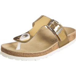 Buty dziecięce: Japonki w kolorze złotym
