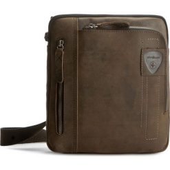 Saszetka STRELLSON - Richmond 4010001455 Dark Brown 702. Pomarańczowe torby męskie skórzane marki Strellson, ze skóry, młodzieżowe. Za 499,00 zł.