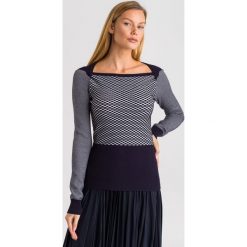 SWETER RAPIDO sportmax code. Swetry damskie Sportmax Code, xs, bez wzorów, biznesowe, bez rękawów, bez kaptura. W wyprzedaży za 818,30 zł.