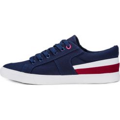 BUTY MĘSKIE SPORTOWE TENISÓWKI T233 - GRANATOWE. Niebieskie tenisówki męskie Inny, z materiału. Za 69,00 zł.