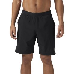 SPODENKI REEBOK SPEED (M). Spodenki sportowe męskie Reebok, m, bez wzorów, ze skóry, na fitness i siłownię. W wyprzedaży za 119,99 zł.