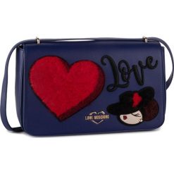 Torebka LOVE MOSCHINO - JC4089PP18LP0750 Blu. Niebieskie listonoszki damskie Love Moschino, na co dzień, bez wzorów, ze skóry ekologicznej, bez dodatków. W wyprzedaży za 689,00 zł.