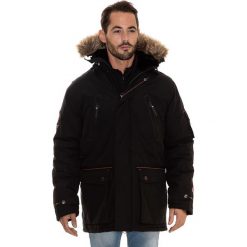 Parka w kolorze czarnym. Czarne parki męskie Northvalley, xxl, bez wzorów, bez kaptura. W wyprzedaży za 329,95 zł.