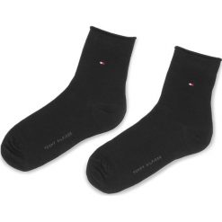 Skarpety Wysokie Damskie TOMMY HILFIGER - 443029001 Black 200. Różowe skarpetki damskie marki TOMMY HILFIGER, l, z bawełny. Za 34,99 zł.