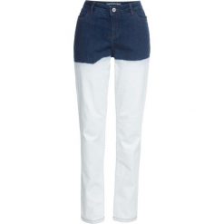 Dżinsy BOYFRIEND bonprix niebieski "stone". Niebieskie jeansy damskie bonprix. Za 89,99 zł.