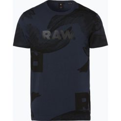 G-Star - T-shirt męski, niebieski. Niebieskie t-shirty męskie marki G-Star, m, z bawełny. Za 119,95 zł.