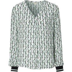 Cream Gnieciona bluzka ze ściągaczem Cille złamana biel zielony female biały/zielony 38. Zielone bluzki sportowe damskie Cream, z tkaniny, krótkie. Za 229,00 zł.