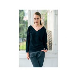 Bluzki asymetryczne: VENICE BLACK Bluzka Oversize