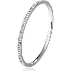 Bransoletka z kryształkami Swarovski. Szare bransoletki damskie Metropolitan, Smithfield, Crystal Deluxe & Co., z materiału, z kryształem. W wyprzedaży za 43,95 zł.