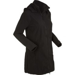 Parka softshell bonprix czarny. Czarne parki damskie bonprix, bez wzorów, z softshellu, bez kaptura. Za 239,99 zł.