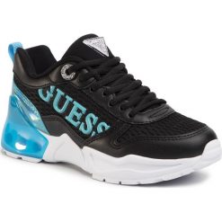 Sneakersy GUESS - Tandey2 FL6TA2 FAB12 BLBLU. Czarne półbuty damskie Guess, ze skóry ekologicznej. W wyprzedaży za 449,00 zł.