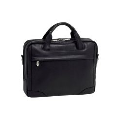 Torba MCKLEIN Bridgeport 17 cali Czarny. Czarne torby na laptopa Mcklein, w paski, biznesowe. Za 826,99 zł.