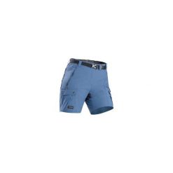 Spodenki trekkingowe - Trek 500 damskie. Brązowe buty trekkingowe damskie FORCLAZ, l, bez wzorów, z elastanu. Za 89,99 zł.