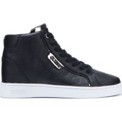 Guess Brina Tenisówki Czarny. Czarne trampki i tenisówki damskie Guess, z aplikacjami, z materiału, bez zapięcia. Za 511,95 zł.