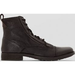 Buty zimowe męskie: Skórzane botki Maine Lac