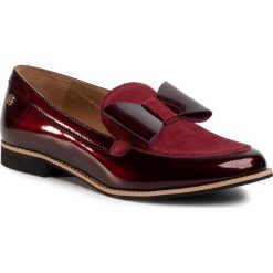 Lordsy MACIEJKA - 04099-44/00-1 Bordo. Czerwone półbuty damskie Maciejka, ze skóry. Za 239,00 zł.
