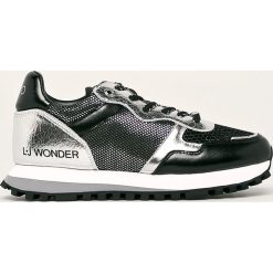 Liu Jo - Buty. Czarne buty sportowe damskie Liu Jo, bez wzorów, ze skóry ekologicznej, sportowe. W wyprzedaży za 399,90 zł.
