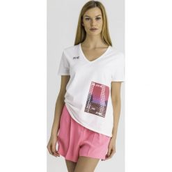 T-SHIRT ice plAy. Białe t-shirty damskie Ice Play, xl, bez wzorów, z materiału, bez kołnierzyka. Za 359,00 zł.
