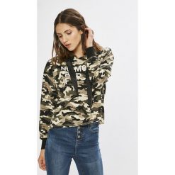 Haily's - Bluza. Szare bluzy damskie z nadrukiem marki Haily's, s, z elastanu, z kapturem. W wyprzedaży za 49,90 zł.