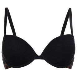 Biustonosz bardotka Emporio Armani Underwear 162394 9A225 00020. Czarne biustonosze Emporio Armani Underwear, bez wzorów. W wyprzedaży za 139,00 zł.