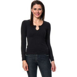 Sweter w kolorze czarnym. Czarne bez kategorii marki William de Faye, z kaszmiru. W wyprzedaży za 136,95 zł.
