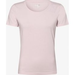 EA7 Emporio Armani - T-shirt damski, lila. T-shirty damskie EA7 Emporio Armani, xl, z nadrukiem, bez kołnierzyka. Za 249,95 zł.