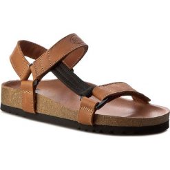 Sandały SCHOLL - Heaven Ad F23009 1011 350 Brown. Pomarańczowe klapki damskie Scholl, w paski, ze skóry. Za 245,00 zł.
