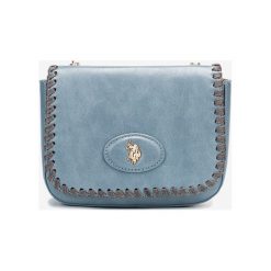 U.S. Polo Assn Benton Cross Body bag Niebieski. Niebieskie torebki klasyczne damskie U.S. Polo Assn., w paski, z materiału, bez dodatków. Za 326,95 zł.