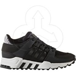 Buty damskie adidas EQT SUPPORT BZ0259. Czarne buty sportowe damskie Adidas, w paski, z gumy, młodzieżowe, do biegania. Za 274,00 zł.