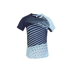 T-SHIRT badminton 560 damski. Niebieskie t-shirty damskie PERFLY, m, bez wzorów, z elastanu, bez kołnierzyka. Za 59,99 zł.