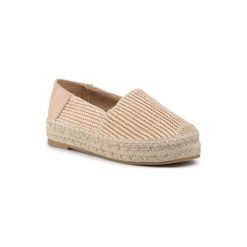 Jenny Fairy WSS990-11. Brązowe espadryle damskie Jenny Fairy, bez wzorów, z tworzywa sztucznego, bez obcasa. Za 79,99 zł.