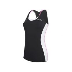 T-shirty damskie: RH+ Koszulka damska Mirage W Top czarna biała róż r. L (ECD0253)