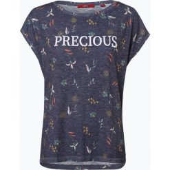 S.Oliver Casual - T-shirt damski, niebieski. Niebieskie t-shirty damskie s.Oliver Casual, s, z nadrukiem, casualowe, bez kołnierzyka. Za 59,95 zł.