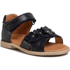 Sandały FRODDO - G2150117-3 S Blue. Niebieskie sandały dziewczęce Froddo, ze skóry, bez zapięcia. W wyprzedaży za 209,00 zł.