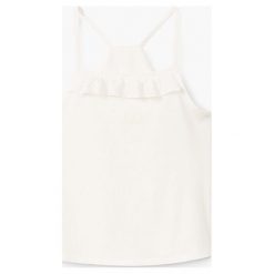 Mango Kids - Top dziecięcy Mariana 110-164 cm. Szare bluzki dziewczęce marki Mango Kids, m, z bawełny, z dekoltem halter. Za 29,90 zł.