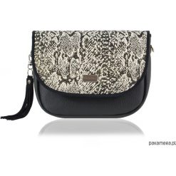 Torebki i plecaki damskie: TOREBKA PURO VIEW SKÓRZANA 1527 SNAKE SKIN