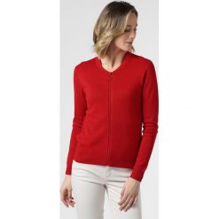 Marie Lund - Kardigan damski, czerwony. Czerwone swetry damskie Marie Lund, xl, bez wzorów, z dzianiny, sportowe, bez rękawów, bez kaptura. Za 229,95 zł.