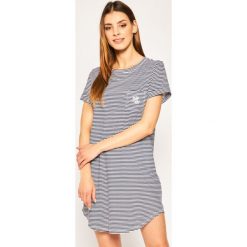 Koszula nocna Lauren Ralph Lauren ILN21785. Niebieskie koszule nocne damskie Lauren Ralph Lauren, l, bez wzorów, z bawełny, bez kołnierzyka, bez rękawów. W wyprzedaży za 219,00 zł.