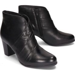 PIAZZA 962118-1 schwarz, botki damskie. Botki damskie Piazza, z polaru, bez obcasa, na obcasie, na zamek. Za 389,90 zł.
