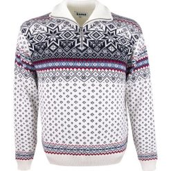 Kama Sweter Merino 471 M biały. Białe swetry damskie Kama, m, bez wzorów, z dzianiny, bez rękawów, bez kaptura. W wyprzedaży za 489,00 zł.