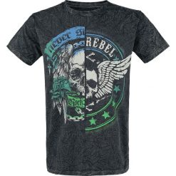 T-shirty męskie z nadrukiem: Rock Rebel by EMP Rebel Soul T-Shirt czarny