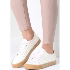 Białe Trampki Cheers. Białe espadryle damskie vices, bez wzorów, bez zapięcia. Za 49,99 zł.