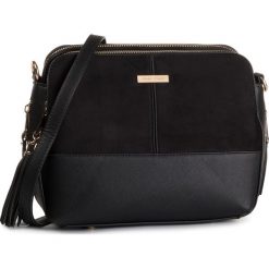 Torebka JENNY FAIRY - RH2282 Black. Czarne listonoszki damskie Jenny Fairy, bez wzorów, ze skóry ekologicznej, bez dodatków. Za 119,99 zł.
