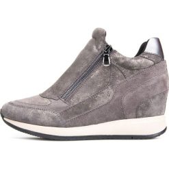 Geox damskie trampki do kostki Nydame 36 szare. Szare trampki i tenisówki damskie Geox, bez wzorów, bez zapięcia. Za 599,00 zł.