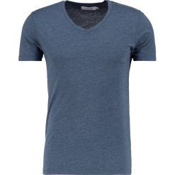 T-shirty męskie: Samsøe & Samsøe MARIAN VNECK Tshirt basic majolica blue melange