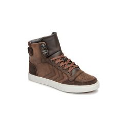 Buty Hummel STADIL WINTER. Pomarańczowe trampki i tenisówki damskie Hummel, bez wzorów, bez zapięcia. Za 449,00 zł.