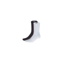 Skarpetki męskie: 4f Skarpety męskie H4Z18-SOM003 jasnoszary/czarny r. 39-42