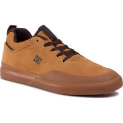 Sneakersy DC - Infinite S ADYS100519 Wheat (We9). Pomarańczowe sneakersy męskie DC, na co dzień, bez wzorów, ze skóry, eleganckie, bez zapięcia. W wyprzedaży za 239,00 zł.