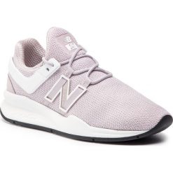 Sneakersy NEW BALANCE - WS247DNC Różowy. Różowe półbuty damskie New Balance, na co dzień, bez wzorów, ze skóry ekologicznej, bez obcasa, na płaskiej podeszwie, bez zapięcia. W wyprzedaży za 259,00 zł.