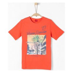 S.Oliver T-Shirt Chłopięcy S, Czerwony. Czerwone t-shirty chłopięce z nadrukiem marki S.Oliver. Za 39,00 zł.
